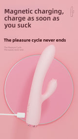 Heated Telescopic Vibrator for Women Instant Orgasm Female Masturbation Sex Toy Adult Toy for Women