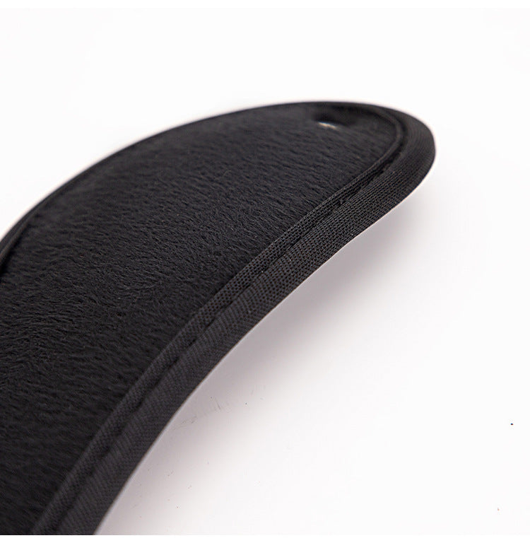 Sm Props Four-Piece Set Black Tease Feather Stick Anal Bead Eyeshade Sexy Whip Adult Supplies