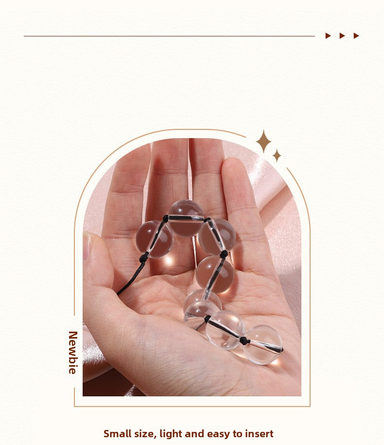 Sex Toys SM Props Anal Development Glass Beads Anal Plug SM Training Masturbation Anal Beads Alternative Adult Products