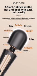 Strong Vibration Shoulder and Neck Massager Muscle Relaxation for Women High-Frequency Vibration Electric Full-Body Meridian Massager