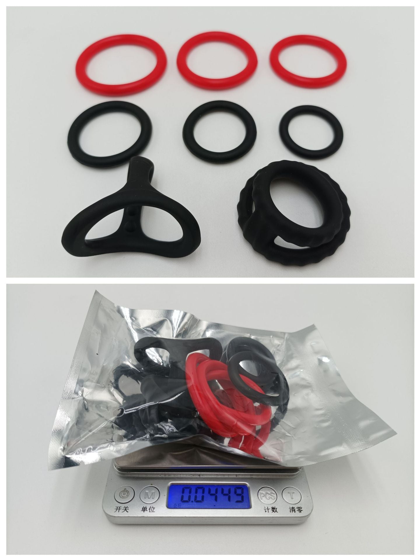 Shark Head Semen Locking Ring Liquid Silicone Male Wearable Prepuce Ring Resistant Ring Physical Delay Adult Products