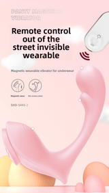 Remote Control Vibrator for Women, Wearable Adult Sex Toy, Invisible Wearable Vibrator for Underwear, Wearable Outside, Non-Virginity