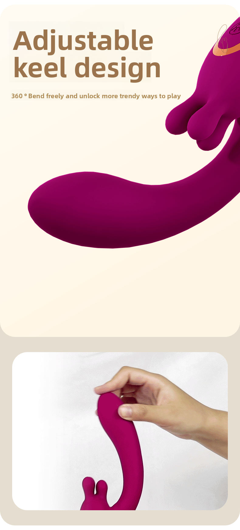 Vibrating Clitoral Wand for Intense Vibration, Female Vibrator, 30pcs/Box Wholesale