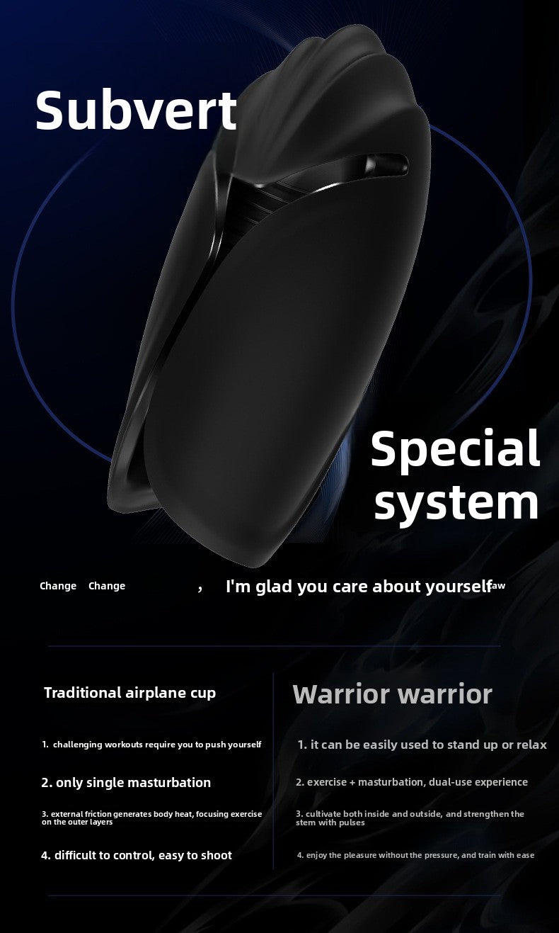 Automatic Vibrating Masturbator with Tongue Licking and Strong Shock for Men