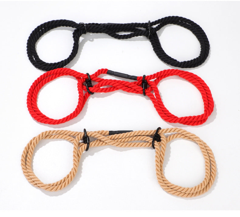 Adjustable Cotton Rope Handcuffs for Women, Wearable Props for Adults, Rope Art Hand and Foot Cuffs