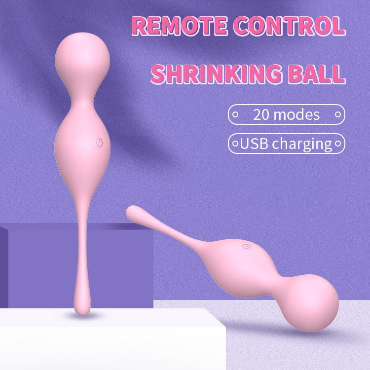 Female Shrink Ball Invisible Wearable Vibrator Wireless Remote Control Flirting Masturbator Adult Sex Toys Factory