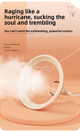 Double Cover Breast Suction Vibrator Strong Vibration Female Masturbator Shared Toy