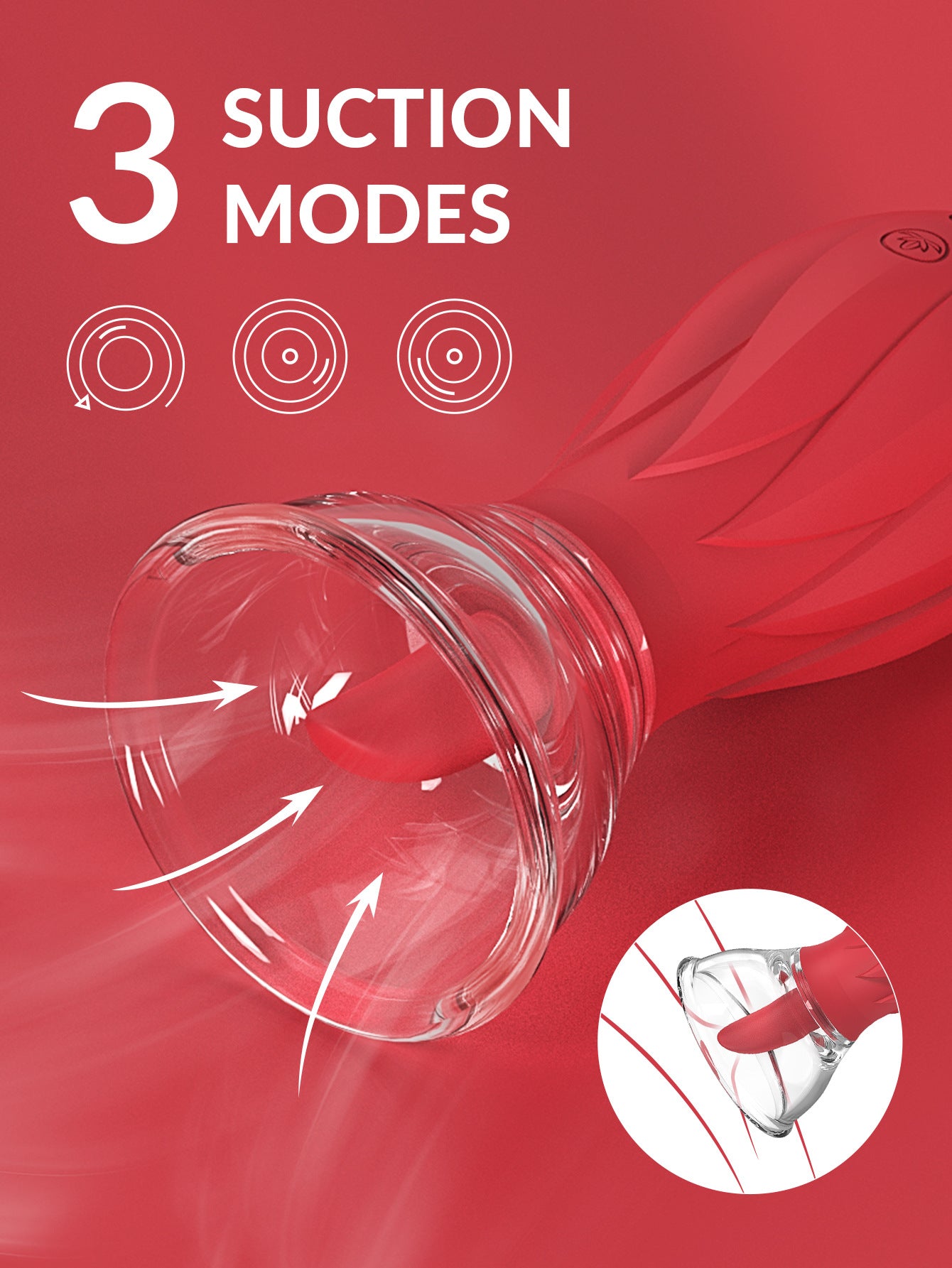 Clitoral Tongue Licking Sucking Device Breast Massage G-spot Vibrator Adult Sex Toys Female Masturbator Sex Toys