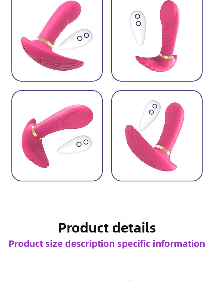 Wireless Remote Control Female Wearable Vibrator Dildo G-Spot Masturbator Constant Temperature Heating Adult Sex Toy