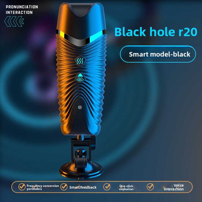 Airplane Cup Fully Automatic Intelligent Heating Telescopic Male Masturbator Clip Suction Cup Adult