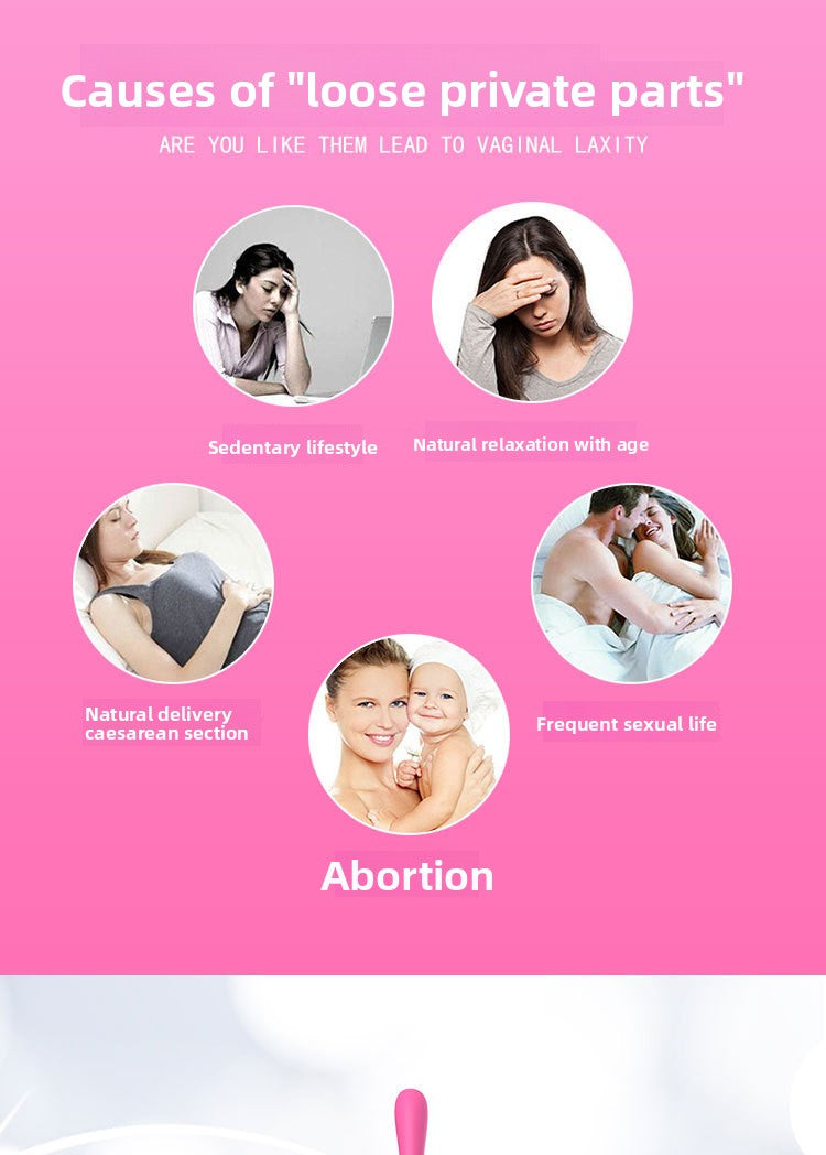 Vaginal Dumbbell Exercise Private Part Tightening Repair Shrink Ball Postpartum Recovery Set Female Adult Sex Toys