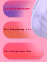 Ice Cream Vibrating Egg G-Spot Teasing Female Masturbator Multi-Frequency Mode Magnetic Charging Base