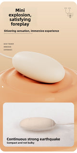 Double Cover Breast Suction Vibrator Strong Vibration Female Masturbator Shared Toy