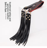 High-end SM Props Genuine Leather Collar Whip Female Slave Training Bondage Tools Mouth Gag Handcuffs
