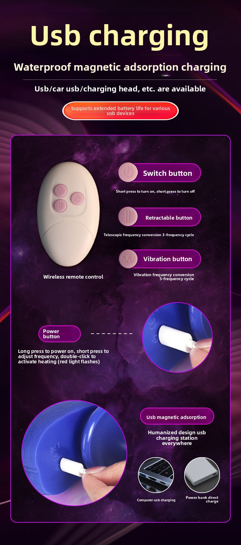 Cross-Border Hot-Selling Female Fake Penis Masturbator Machine Sex Toys Telescopic Swinging Electric Realistic Dildo Fake Body