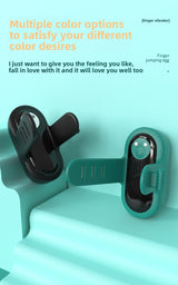 Finger Vibrator Female Masturbator Clitoral Stimulation Effort-Saving Vibrating Finger Ring Erotic Finger Vibrator