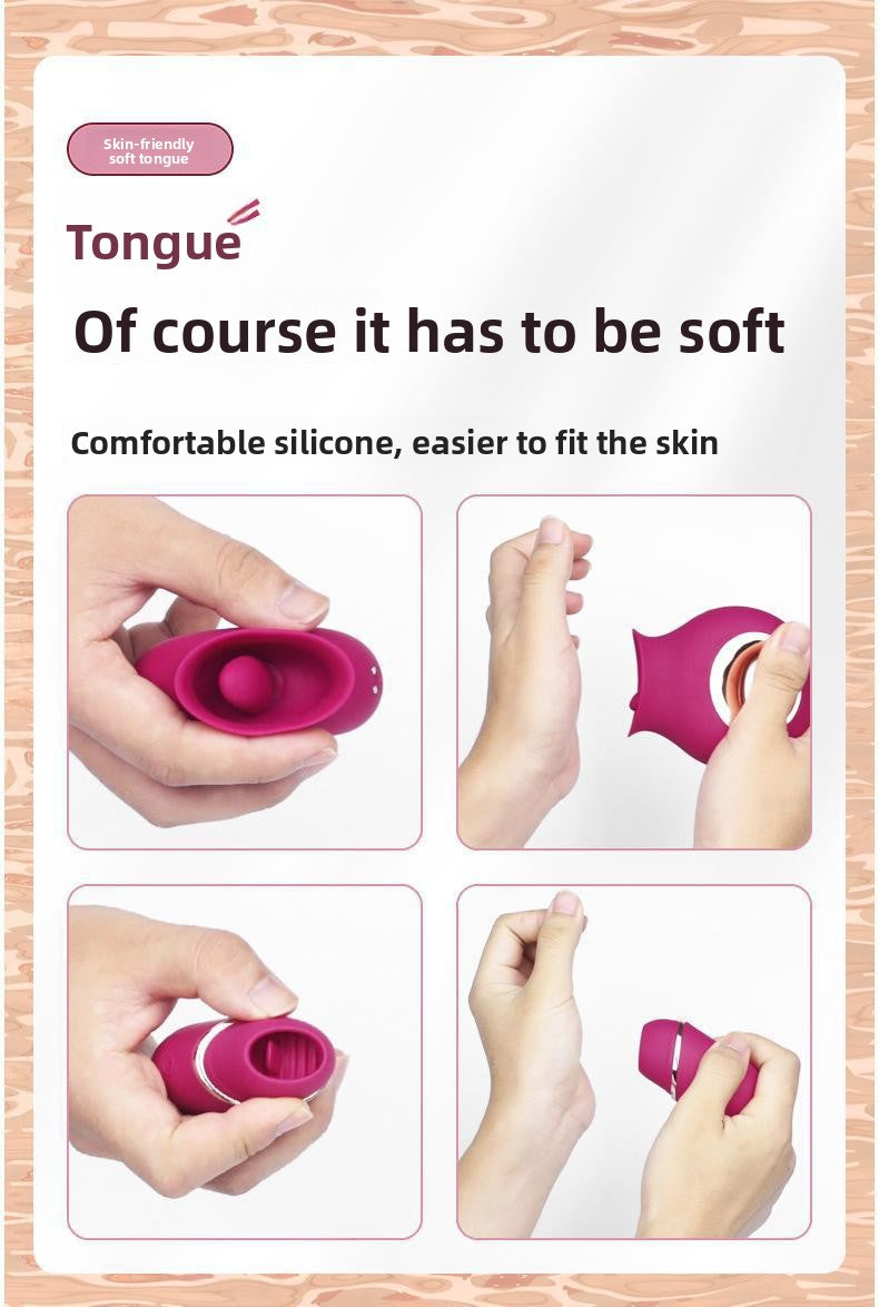 New Product Shand AmzingToy Luxury H Series Mini Vibrating Clitoral Sucker Tongue Licking Massager Vibrator for Women