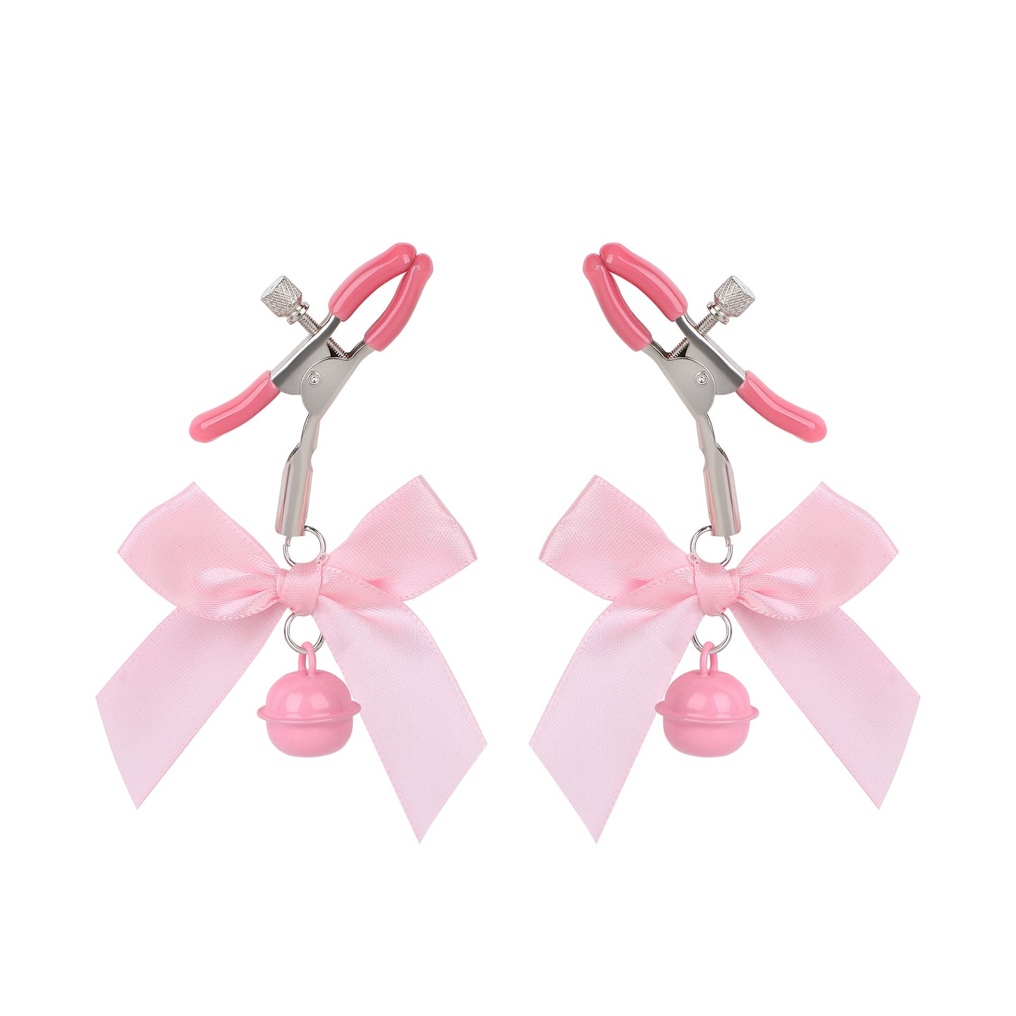 Sex Toys Props Bow Bell Nipple Clips Female Flirting Teasing Nipple Clips