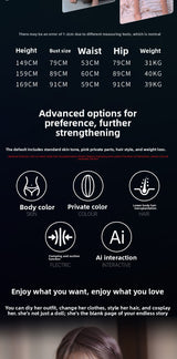 Full Body Doll Male Realistic Version Adult Sex Toys Sex Doll Non-Gel Inflatable Silicone Doll