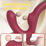 Foreign Trade G-Spot Vibrator Insertion Clitoral Dual Thrusting Female Adult Products High-End Handheld Adult Toys