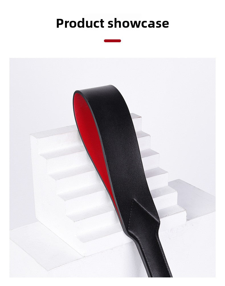 SM Props Erotic Whip Leather Pat Couples Flirting SM Training Double-layered Loud Pat SM Alternative