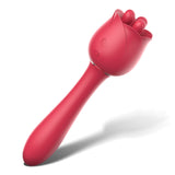 Kneading Double Vibrator Rose Series Adult Toy Telescopic Vibrator Masturbator for Women