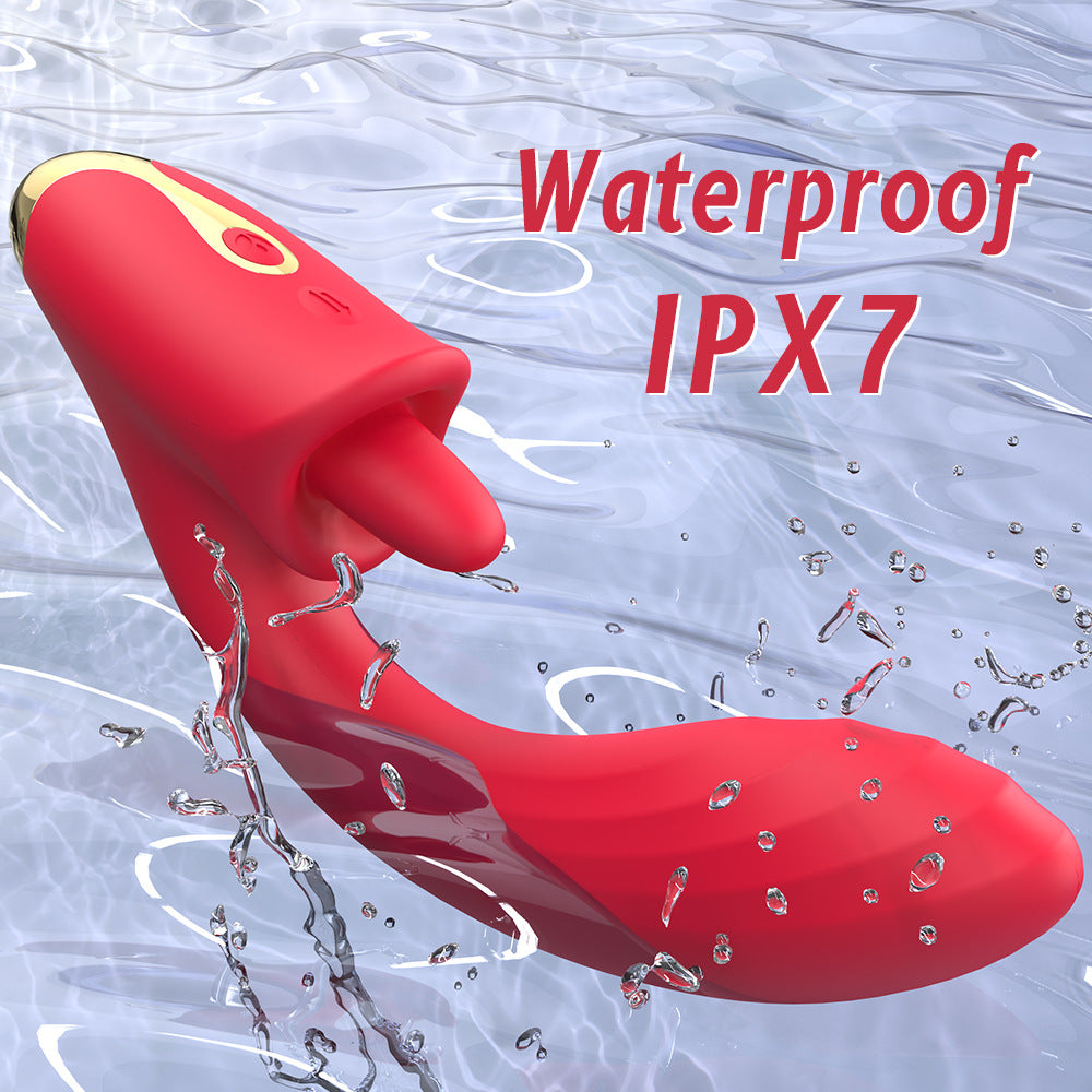 Jasmine Tongue Licking Vibrator Insertion G-Spot Adult Female Products Sex Toys Female Masturbator