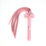 SM Props Set 5-Piece Set Bowknot Erotic Whip PVC Ball Gag Female Slave Leash Collar Restraint Handcuffs