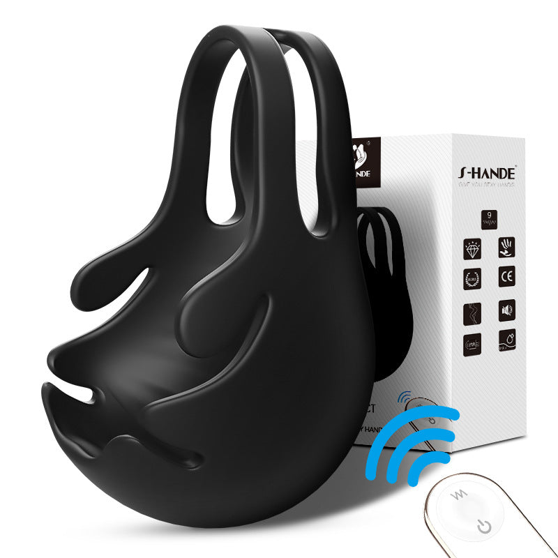 Semen Locking Ring Male Masturbator Testicle Trainer Penis Sleeve Adult Products Semen Locking Vibrating Ring