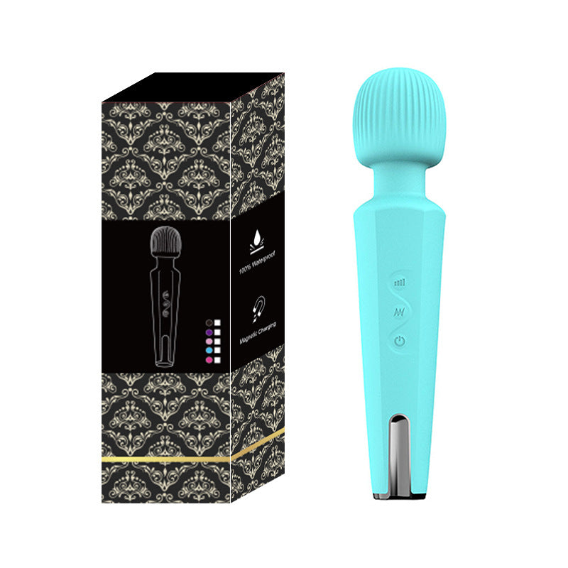 Female Massage Stick Magnetic Suction Charging Vibrating Stick Female Masturbation AV Stick Adult Products