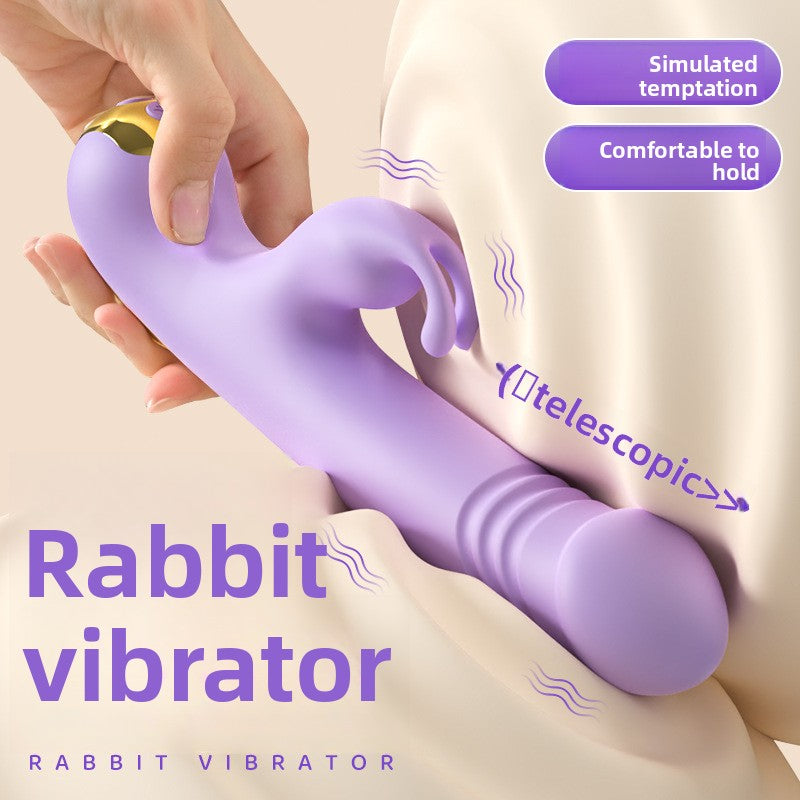 Tongue Licking Telescopic Vibrator Female Strong Vibration Female Masturbator Adult Toy Massage Stick Female Masturbator