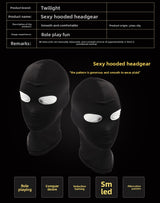 SM Adult Sex Toys Elastic Fabric Open Mouth Open Eyes Full Head Cover Face Mask Flirting Alternative Toys