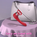 Vibrator Insertable Masturbator External Vagina Sucking Tongue Licking Vibrating Adult Toy Female Vibrator