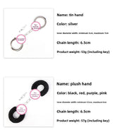 SM Props Couple Bondage Restraint Toys Erotic Handcuffs SM Torture Tools Plush Handcuffs with Keys Adult Products