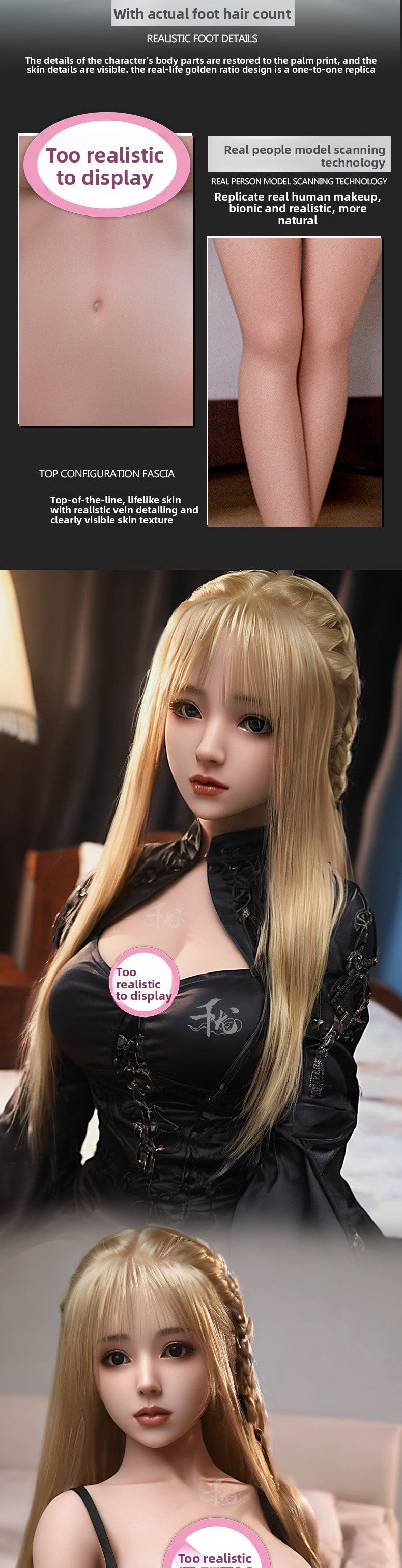 Male Sex Silicone Doll Adult Products 1;1 Scale Life-size Non-inflatable Doll Male Version Solid Doll