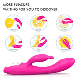 Rabbit Vibrator Adult Sex Toy Heating Vibrator Sex Products Female Masturbator