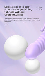 Automatic Heating Telescopic Tongue Licking G-Spot Instant Climax Vibrating Massager for Women Adult Masturbator