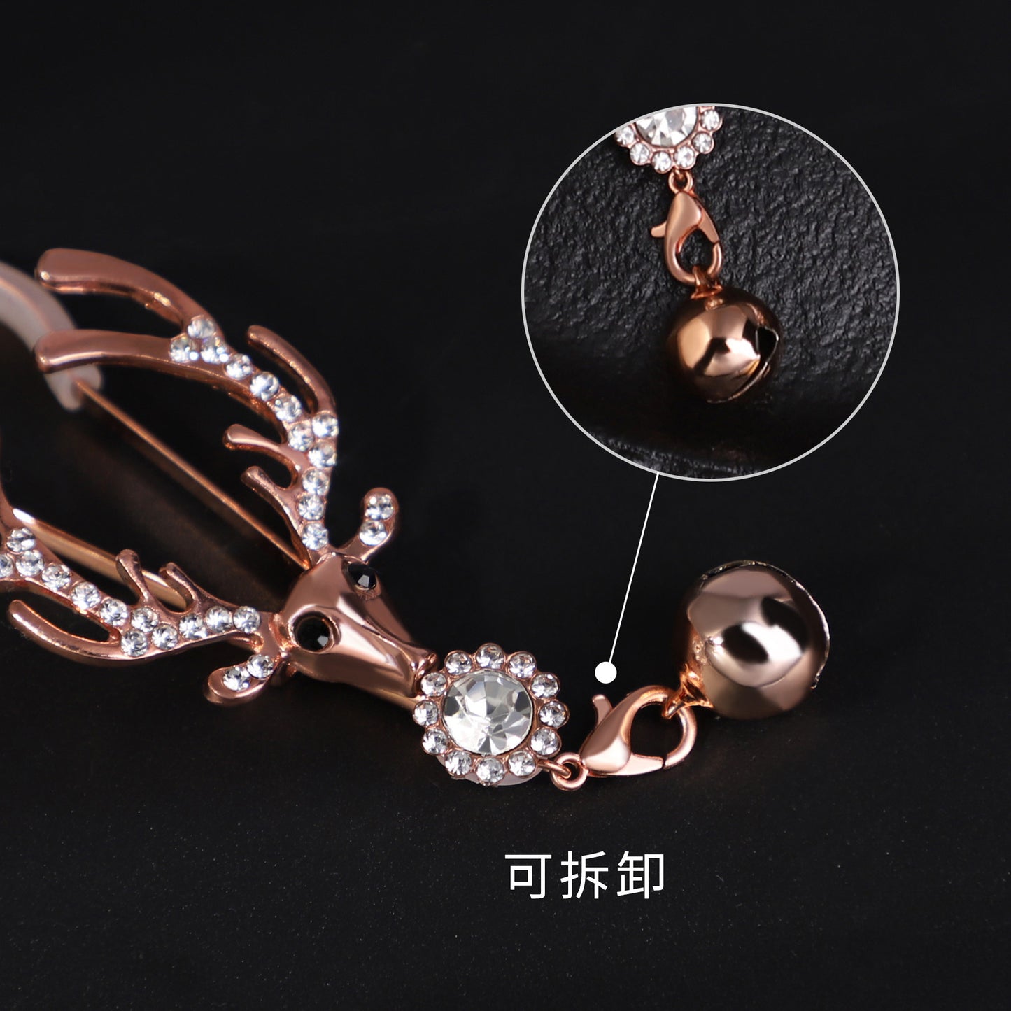 Sexy SM Props Antlers Bells Nipple Clamps Couple Flirting Teasing Nipple Clamps Vagina Clamps Toys