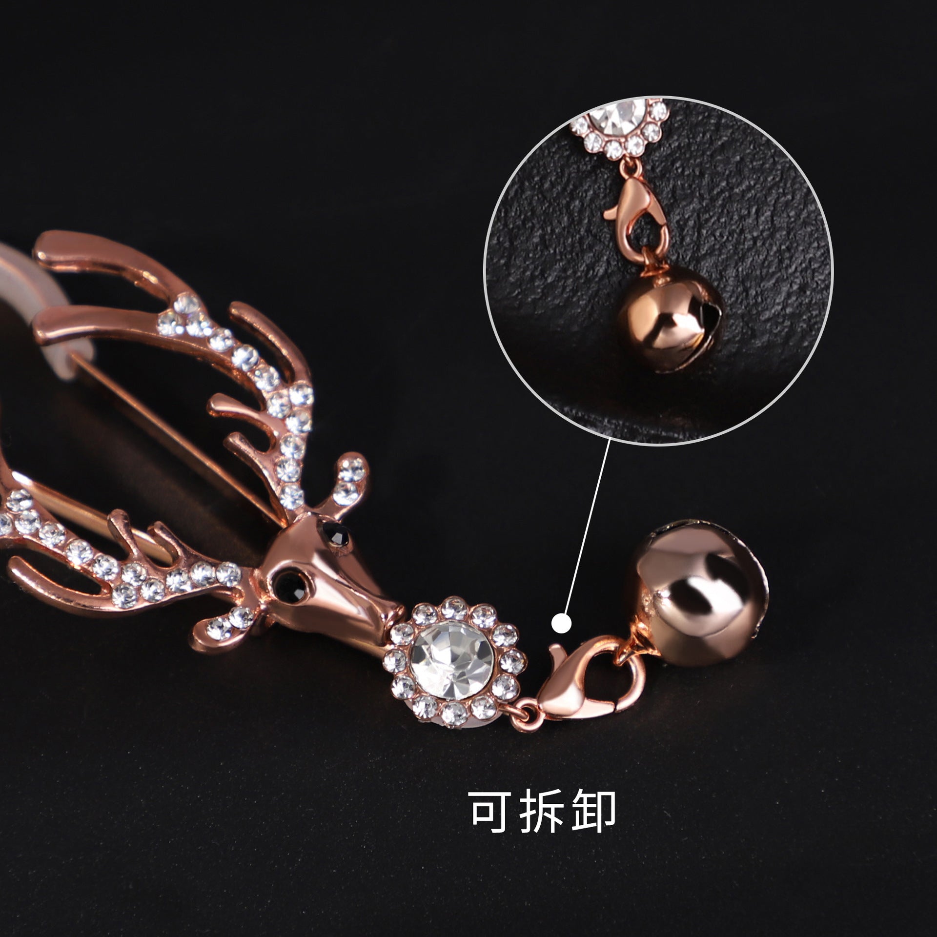 Sexy SM Props Antlers Bells Nipple Clamps Couple Flirting Teasing Nipple Clamps Vagina Clamps Toys