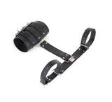 Sex Toys SM Props Binding Backhand Handcuffs Restraint Training Female Leather Handcuffs Adult Sex Products