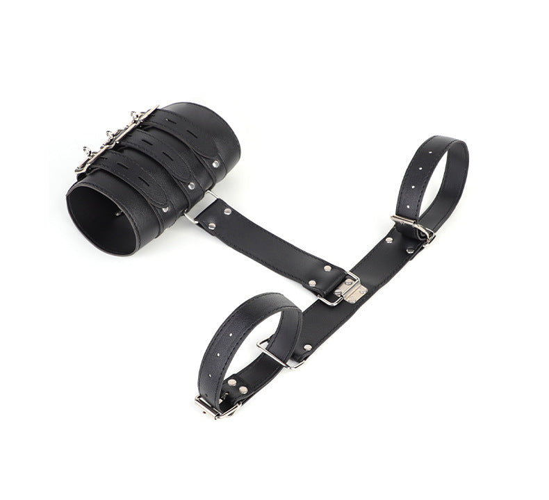 Sex Toys SM Props Binding Backhand Handcuffs Restraint Training Female Leather Handcuffs Adult Sex Products