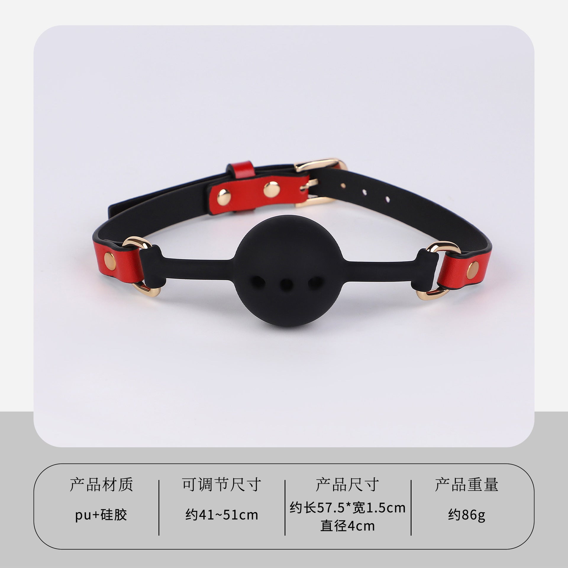 SM Props Sex Oral Ball Female M Training Deep Throat Oral Bite Ring Forced Mouth Opening Bone Silicone Mouth Gag Cat Whiskers Mouth Shackle