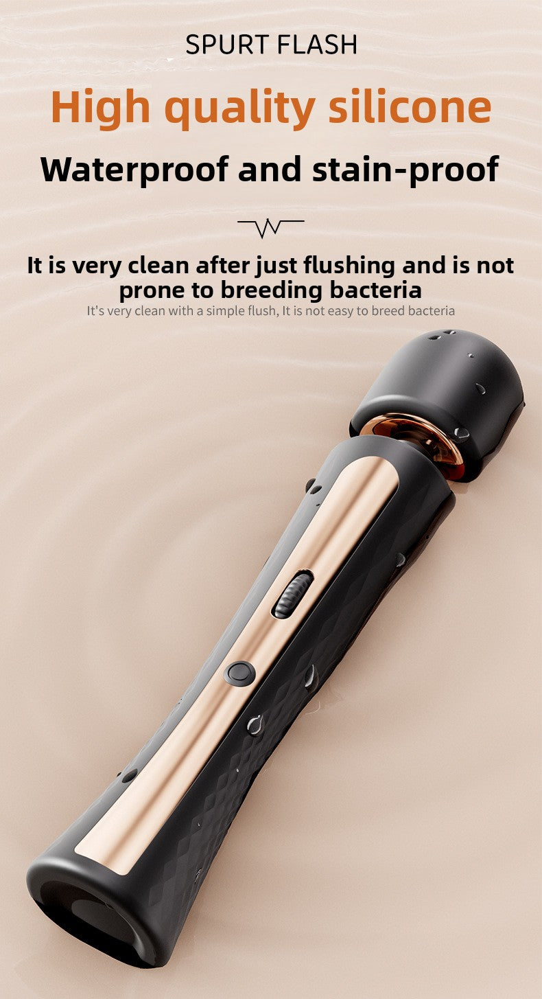 Strong Vibration Shoulder and Neck Massager Muscle Relaxation Female High Frequency Vibration Electric Full Body Meridian AV Massager