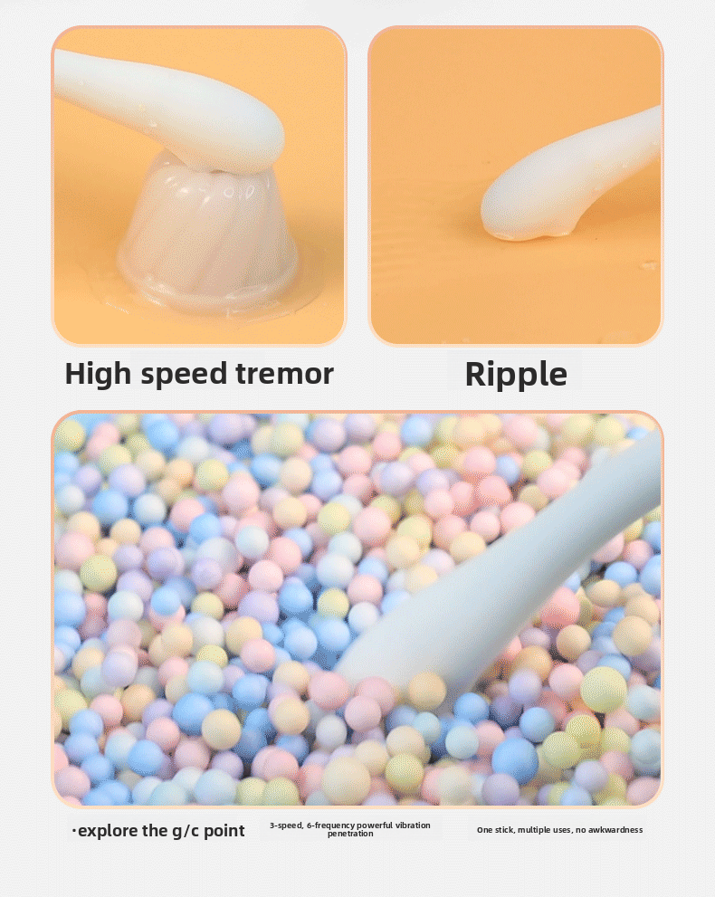 Domestic Mini G-Spot Vibrator for Women Strong Vibration Fixed Curved Adult Sex Toy Female Masturbator