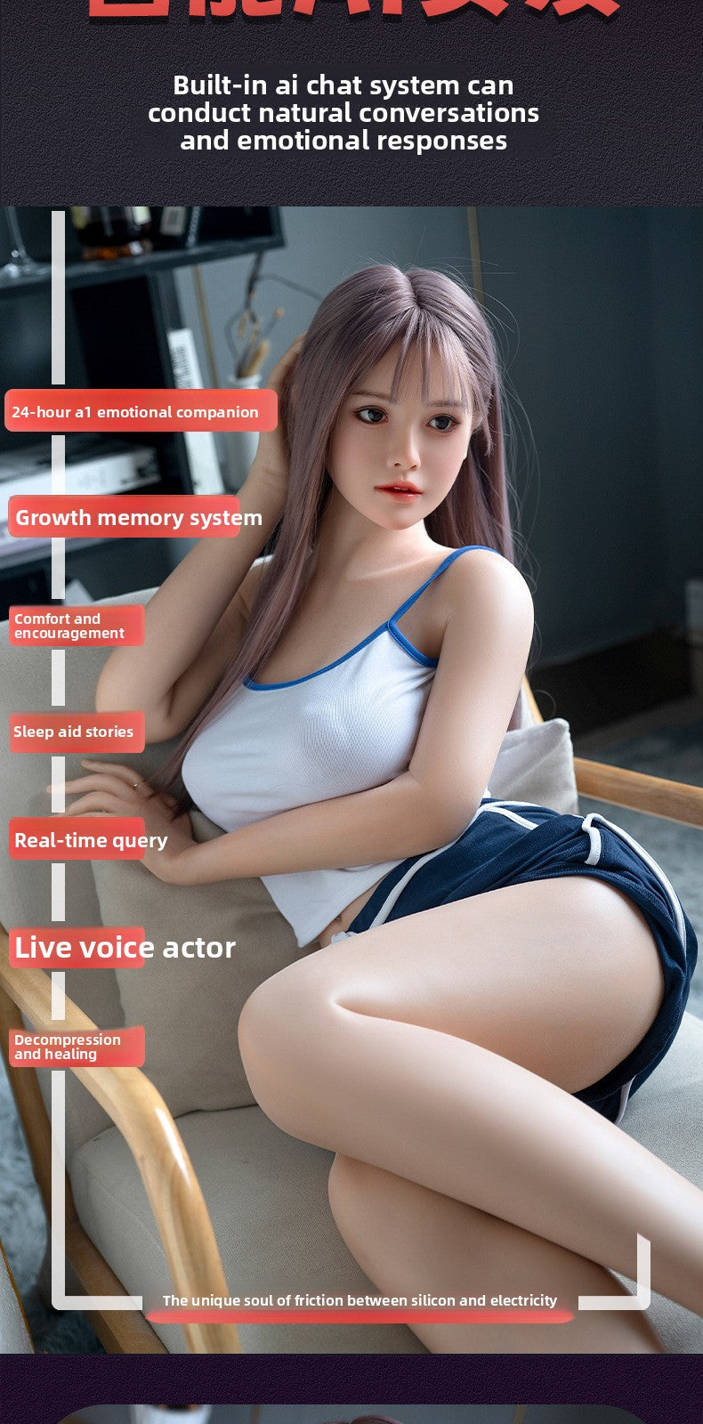 Silicone Doll Adult Real Version Male Non-Inflatable Doll Masturbation Sex Toy Full Body Realistic Doll