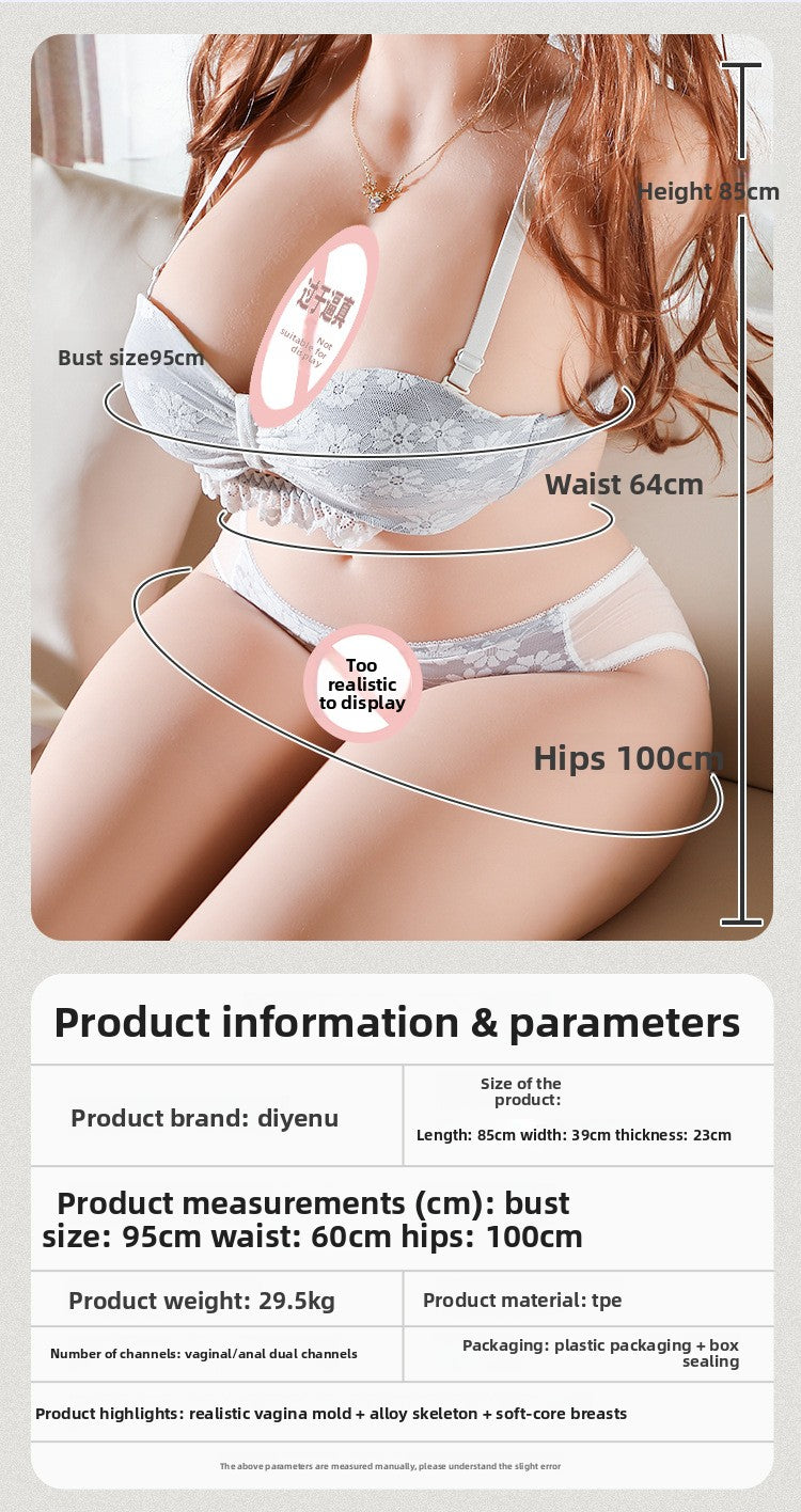 Xuanmei Solid Silicone Doll Adult Products Male Real Half Body Pussy Buttocks Inverted Mold Masturbator for Men