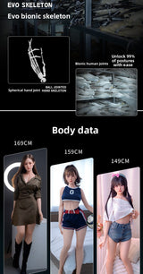 Silicone Doll Realistic Adult Male Sex Toy Non-Inflatable Full Body Skeleton Doll