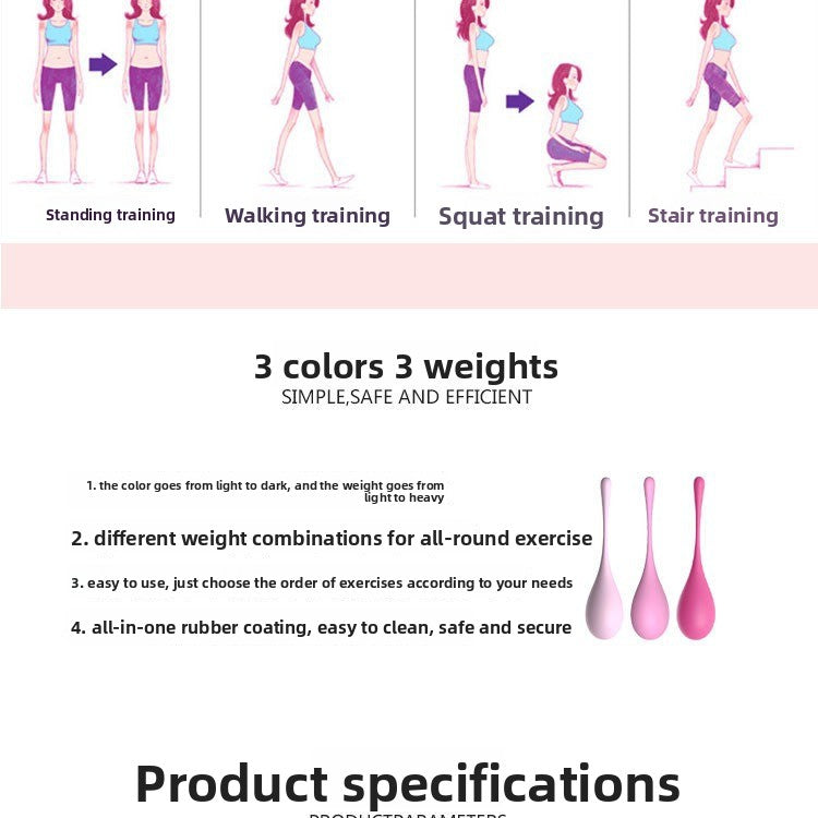 Women's Vaginal Exercise Dumbbell Smart Ball Repair Postpartum Private Part Tightening Adult