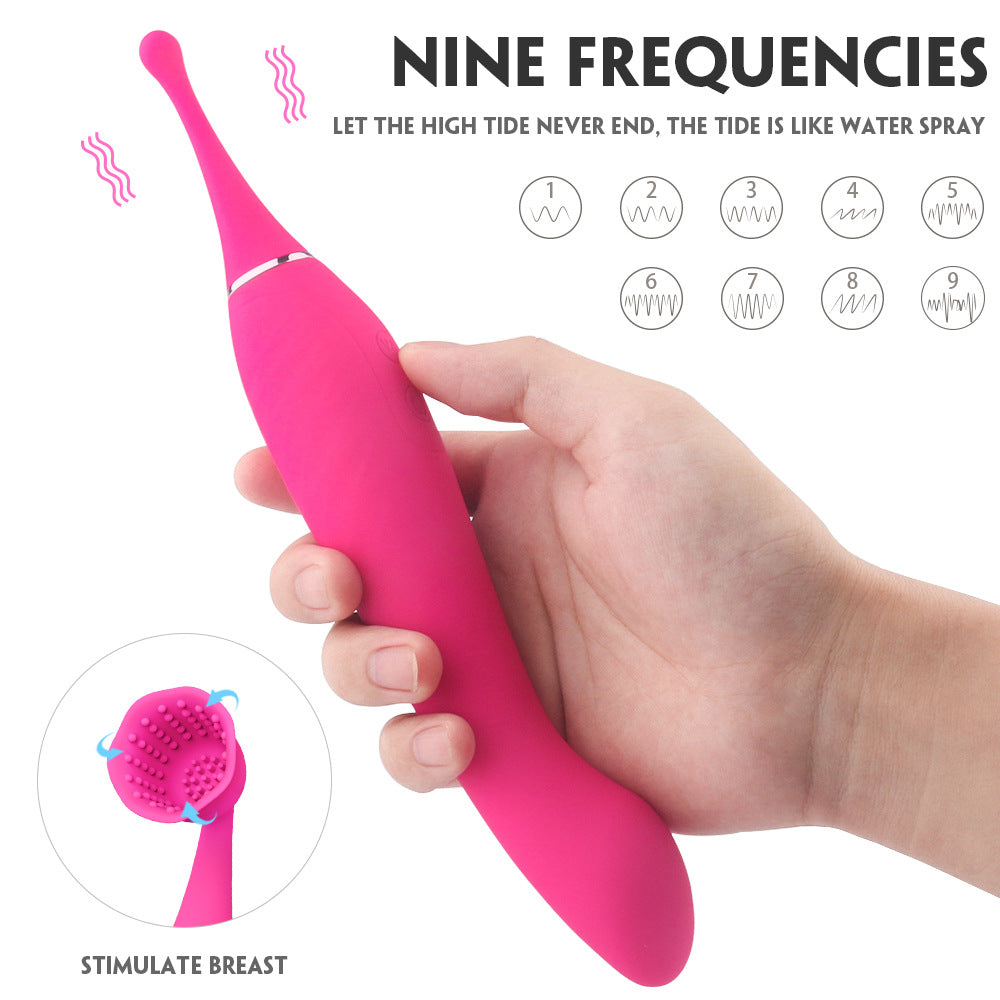 Trendy Pen High Frequency Clitoral Vibration Massager G-Spot Wand Masturbation Wand