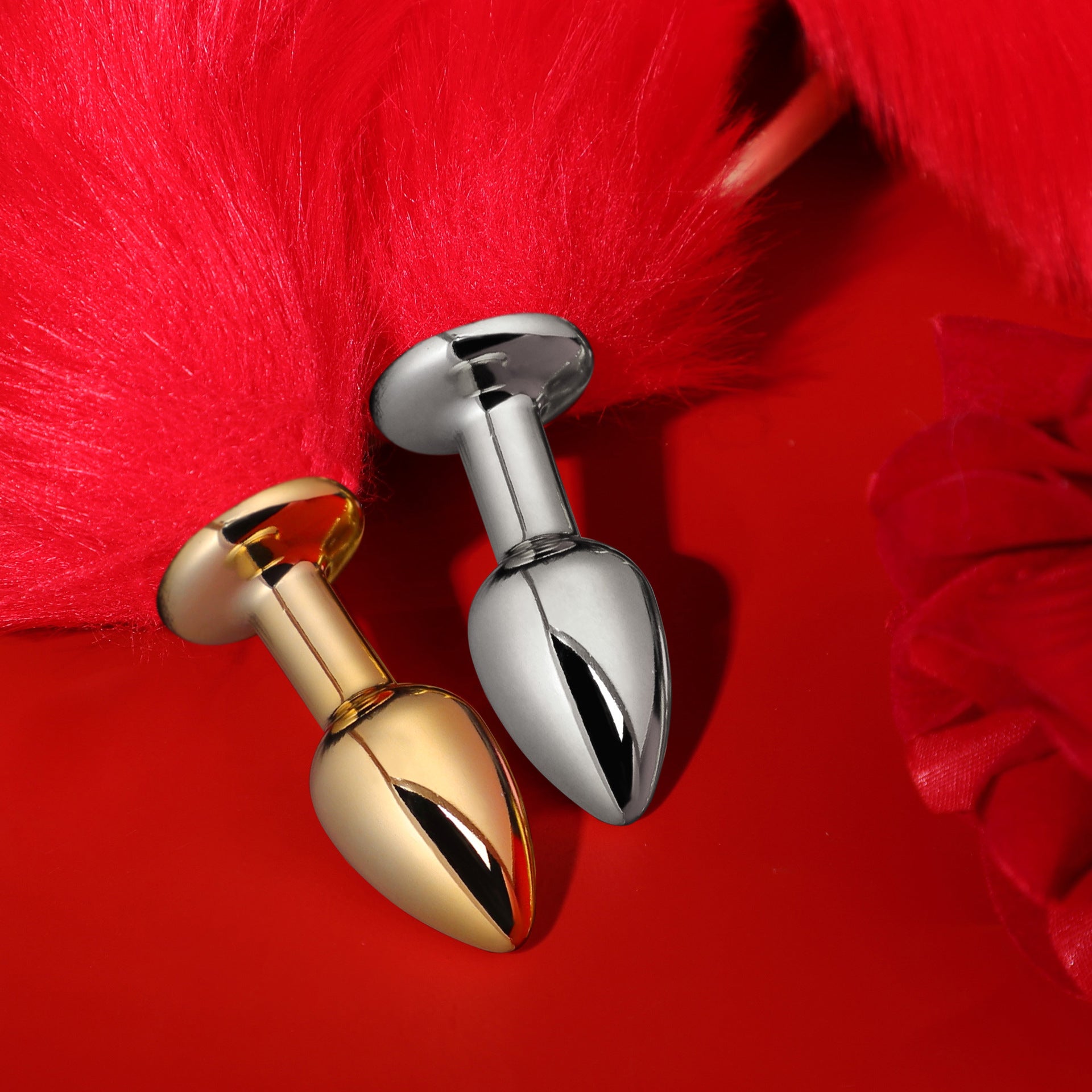 Sexy SM Props Mini Anal Plug Fox Tail Couple Flirting Torture Tool Back Court Plug Anal Expander Punishment Toy